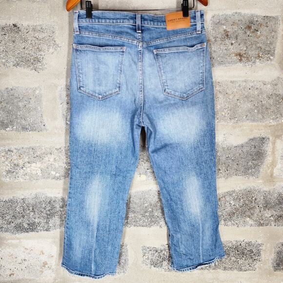 LUCKY BRAND sz 12 High Rise Crop Mini Boot Ankle BRIDGETTE - Picture 3 of 7